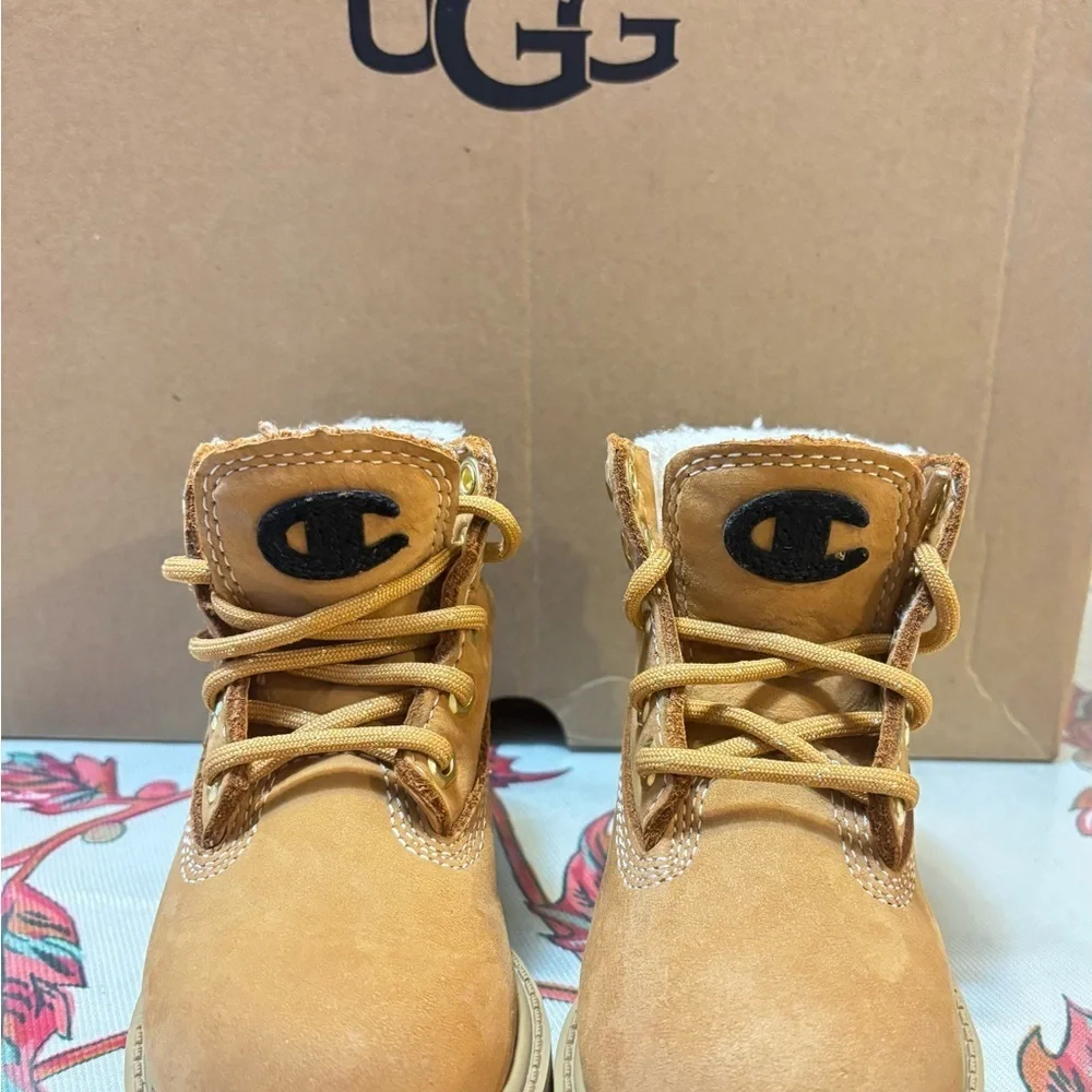 Timberland X Champion toddler boots